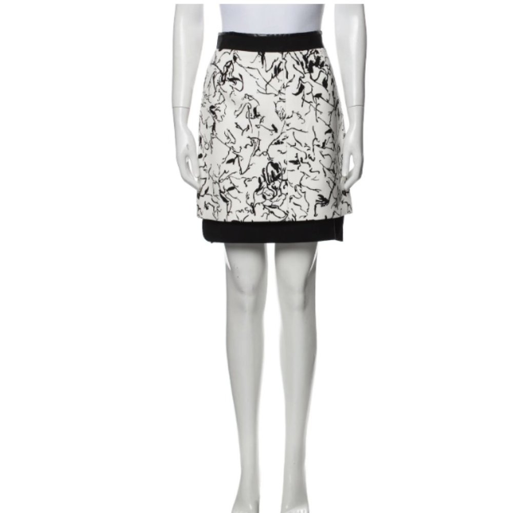 BALENCIAGA GRAPHIC MINI SKIRT Alexander Wang first collection - Pre Fall 2014